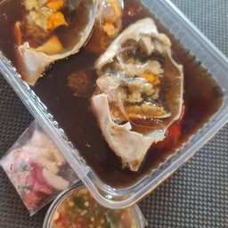 ปูม้าดองซี่อิ๋ว[ปูไซร์  m ]2ตัว