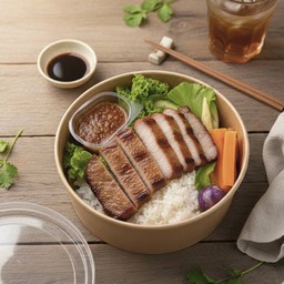 Rice Mixed With Chili Paste + Grilled Pork