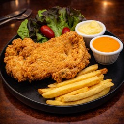 สเต็กไก่สไปร์ซี่ทอด