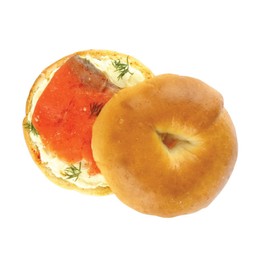 เบเกิลครีมชีสแซลมอนรมควัน