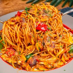 สปาเก็ตตี้ ผัดพริกเผา