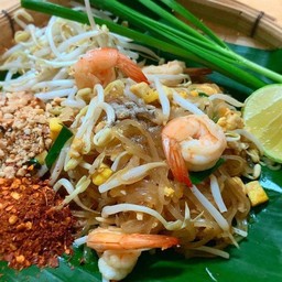 ผัดไทยกุ้งสด