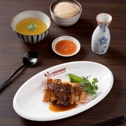 ข้าวมันไก่อบซอสหอมใหญ่โชยุ Size L