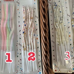 เทียนเกลียวสีพิเศษ