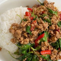 ข้าวกะเพราหมูสับ
