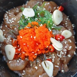 ข้าวหน้ากุ้งดองซีอิ้ว L