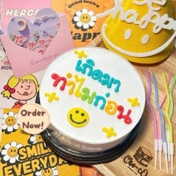 ร้านเค้กใกล้ฉัน แถมฟรีเทียน! { หน้าร้านตรงข้ามวัดราษฎร์บูรณะ }