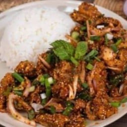 แชมป์ ข้าวมันไก่ ข้าวขาหมู