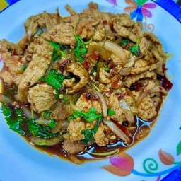 ผัดเนื้อเสือ..เป็นกลับข้าว