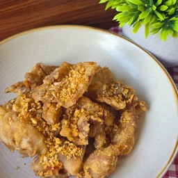 ทอดหัวเทียมเจียว ทานคู่ซอสพริก กับข้าว