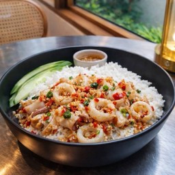 FC12 Chili Salt Squid Rice