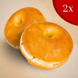 2x Cream Cheese Bagel