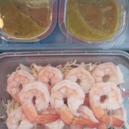 กุ้งแช่น้ำปลา ( ตลาดไทยสมบรูณ์ )