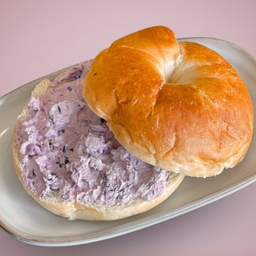 Blueberry Cream Cheese Bagel