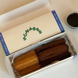 Half-Dip Double Choc Churros + Extra Choco Sauce