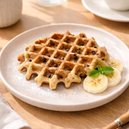 วาฟเฟิลกล้วยหอมนมสด - Chocolate Chips