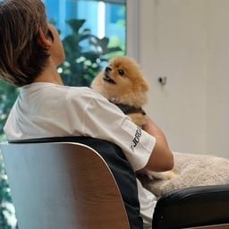 Hair Cut & Playtime with Kirin ☁️ พนักงานต้อนรับเบอร์หนึ่ง ”น้องคิริน“ 🐶 พร้อมป