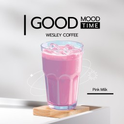 นมชมพูเย็น