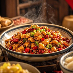 26-ไก่ผัดพริกล่าจื่อจีเสฉวน