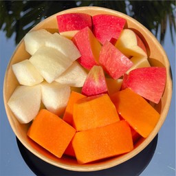 สาลี่ + แอปเปิ้ลแดง + มะละกอ