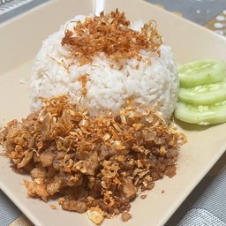ข้าวราด หมู/ไก่กระเทียม