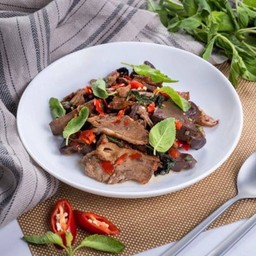 ข้าวราดกะเพราเป็ด