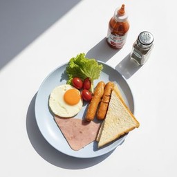 ไข่ดาวหมูแฮม