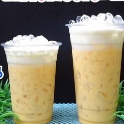 นมกล้วยแบบเย็น(ปั่นเพิ่ม10บาทค่ะ