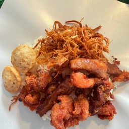 ข้าวเหนียวรวม หมู ไก่ หมูฝอย หมูยอ กุนเชียง (ไม่เอาตัวไหนแจ้งหมายเหตุมาได้ครับ)