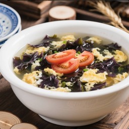 48-ซุปไข่มะเขือเทศสาหร่าย
