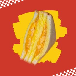 แซนด์วิชไก่หยองน้ำสลัด (แบบนุ่มๆ)