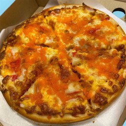 ปูอัด+ไข่กุ้งอบชีส ไซส์M (6ชิ้น)