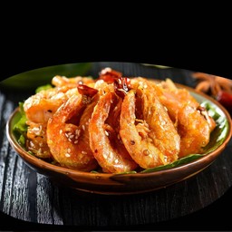 25-กุ้งผัดพริก