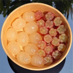 ลำไยพวงทอง + องุ่นแดงไร้เม็ด