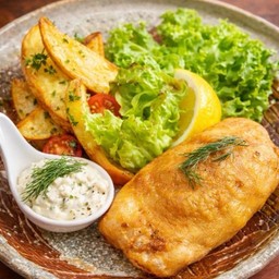FD13 Fish and Chips (Sea Bass)