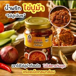 เจ๊เล็กน้ำพริกไข่ปูม้า (150 กรัม)