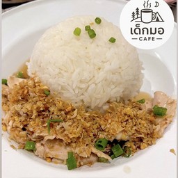 ข้าวไก่กระเทียม