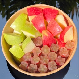 แอปเปิ้ลเขียว +แอปเปิ้ลแดง + องุ่นแดงไร้เม็ด