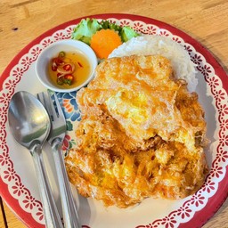 ข้าวไข่เจียวกุ้งสับ