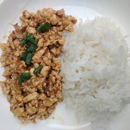 หมูสับผัดซีอิ้วหวาน
