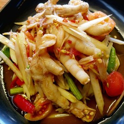 ตำปลาร้าตีนไก่