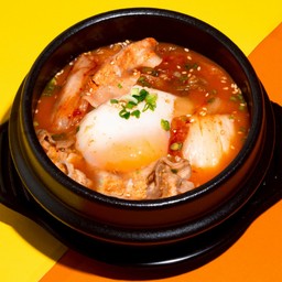 ซุปกิมจิ+หมูสามชั้น 김치찌개