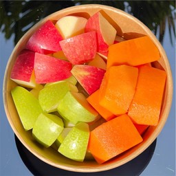 แอปเปิ้ลเขียว + แอปเปิ้ลแดง + มะละกอ