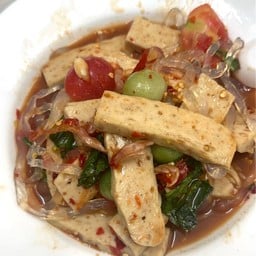 ตำปลาร้าหมูยอเส้นแก้ว