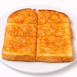 เนย-แยมส้ม 1 แผ่น