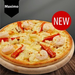 M พิซซ่ากุ้งค็อกเทล Shirmp Cocktail Pizza