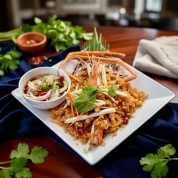 ยำกุ้งฟู