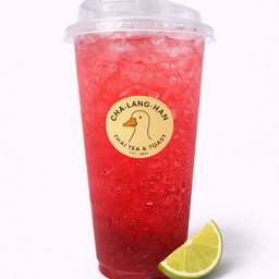 น้ำแดงมะนาวโซดา