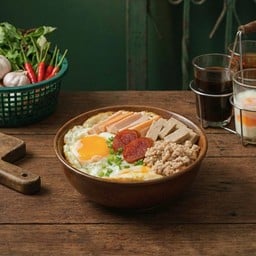 ข้าวหน้าไข่กระทะ