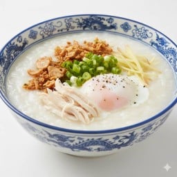 โจ๊กไก่ไข่ลวก